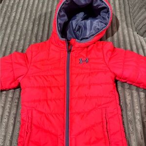 Under Armour Vibrant Red Hooded Jacket